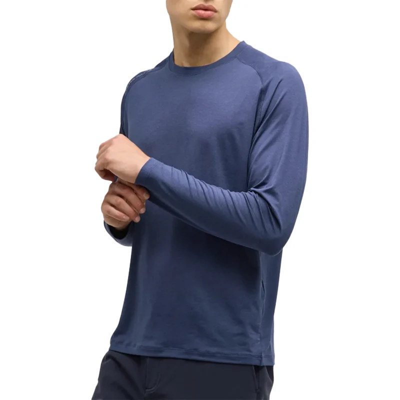 PETER MILLAR Aurora Performance Men's Long Sleeve Shirt (Navy) - Image 4
