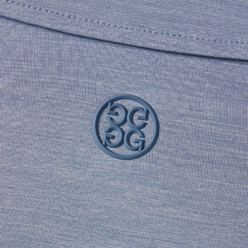 GFORE Ice-Nylon Men's Long Sleeve Polo (Heather Slate) - Image 4