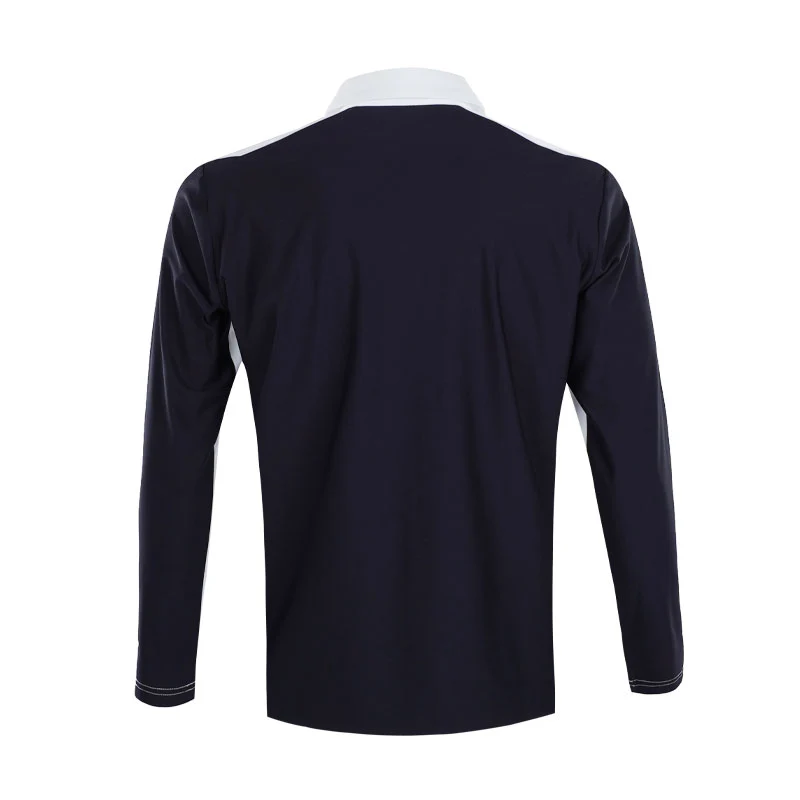 TAYLORMADE Basic Long Sleeve Men's Polo (White) - Image 2