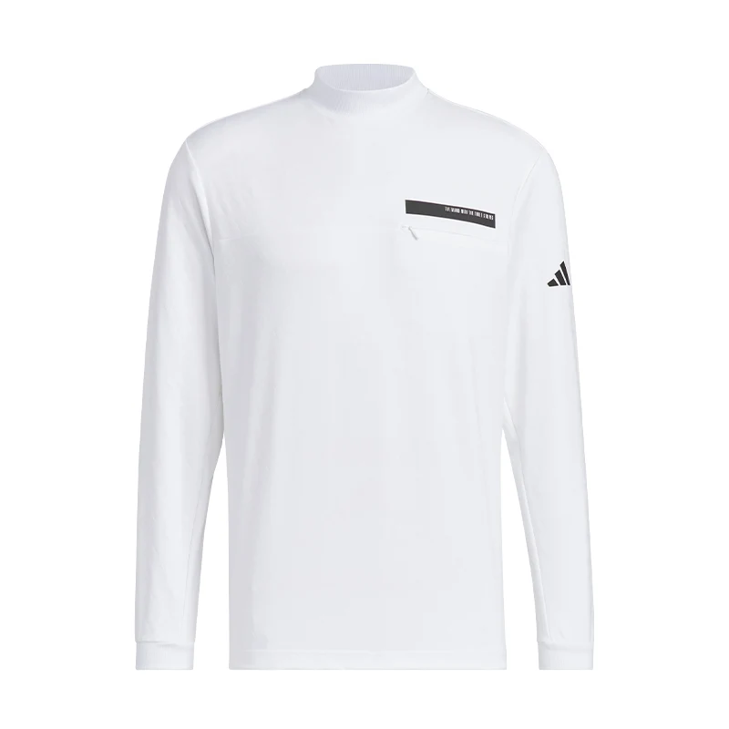 ADIDAS AEROREADY Men?s Long Sleeve Polo (White)