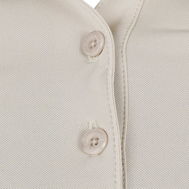 LE COQ SPORTIF GOLF Women's Long Sleeve Polo (Beige) - Image 3