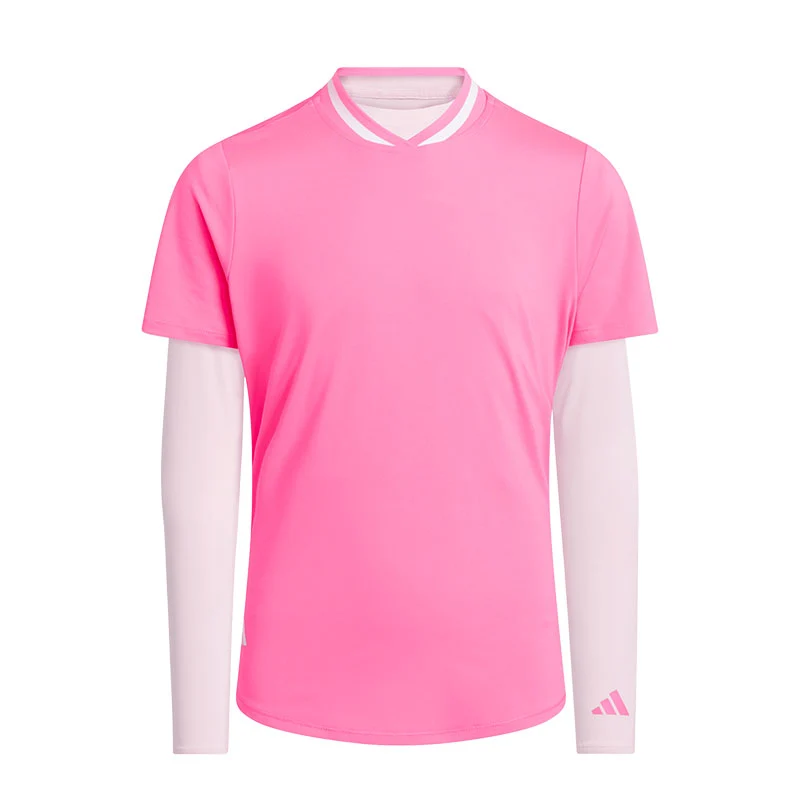 ADIDAS Performance AEROREADY 3-In-1 Girl's Polo (Pink)