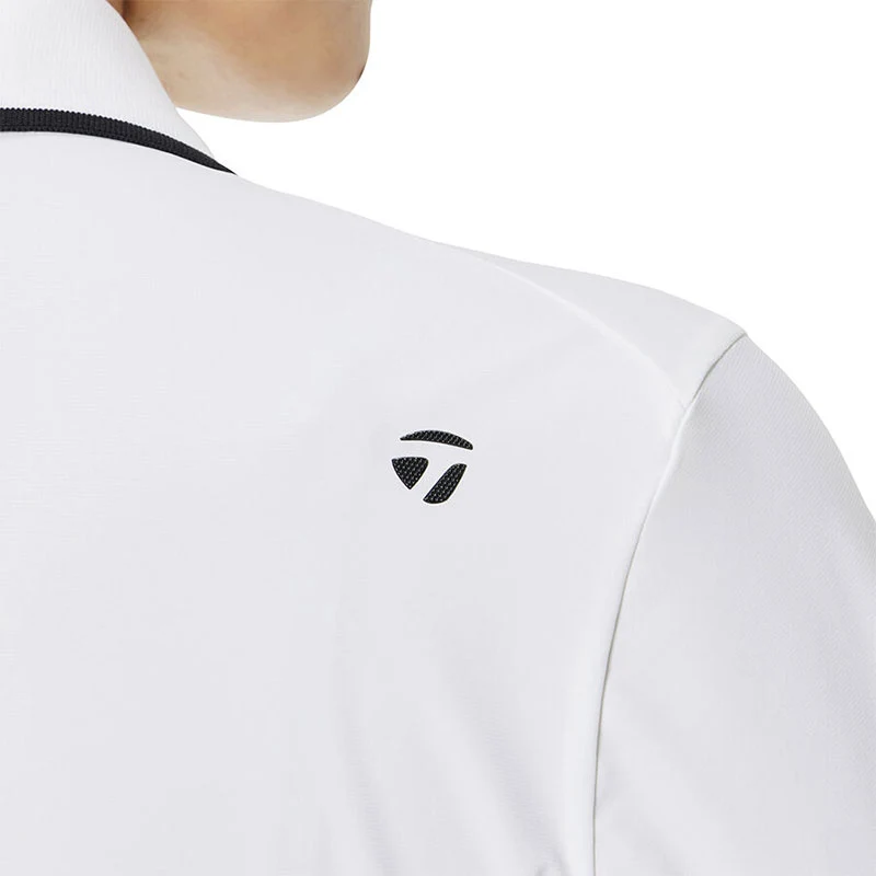 TAYLORMADE Skipper Women's Long-Sleeve Polo (White) - Image 4