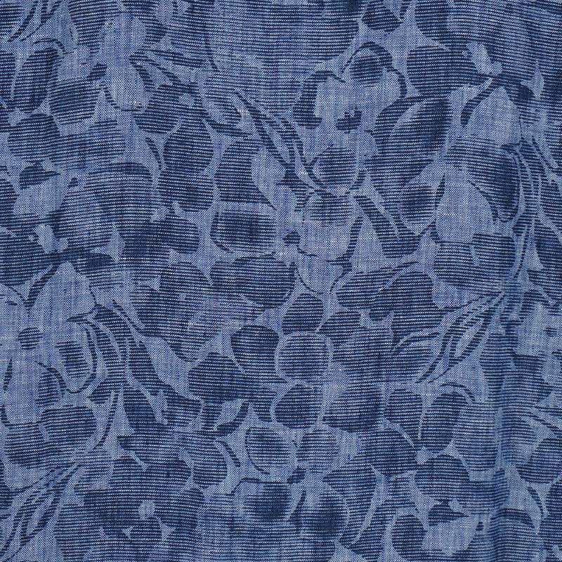 PETER MILLAR Amalfi Linen Men's Sport Shirt (Indigo) - Image 4