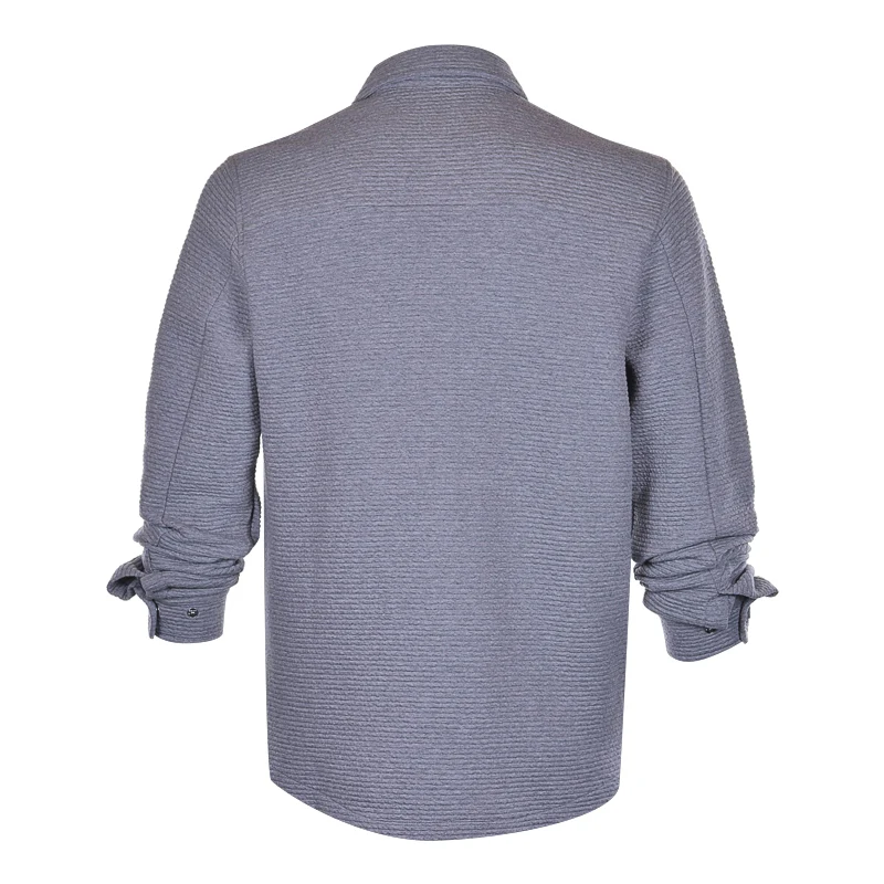 CUTTER & BUCK Knit Coastal Shirt Men's Jacket (Polished Heather) - Image 2