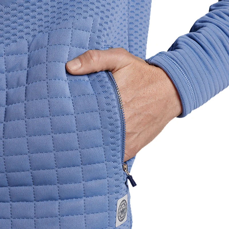 PETER MILLAR Orion Performance Quilted Hooded Men's Jacket (Infinity) - Image 4