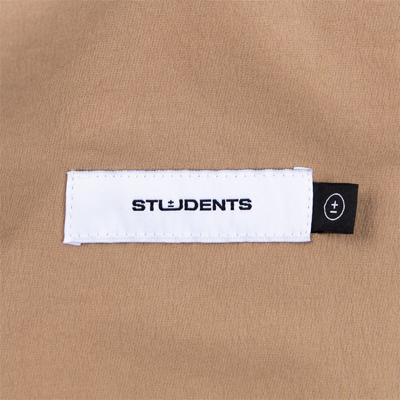 STUDENTSGOLF Niall Nylon Men's Popover Jacket (Tan) - Image 4
