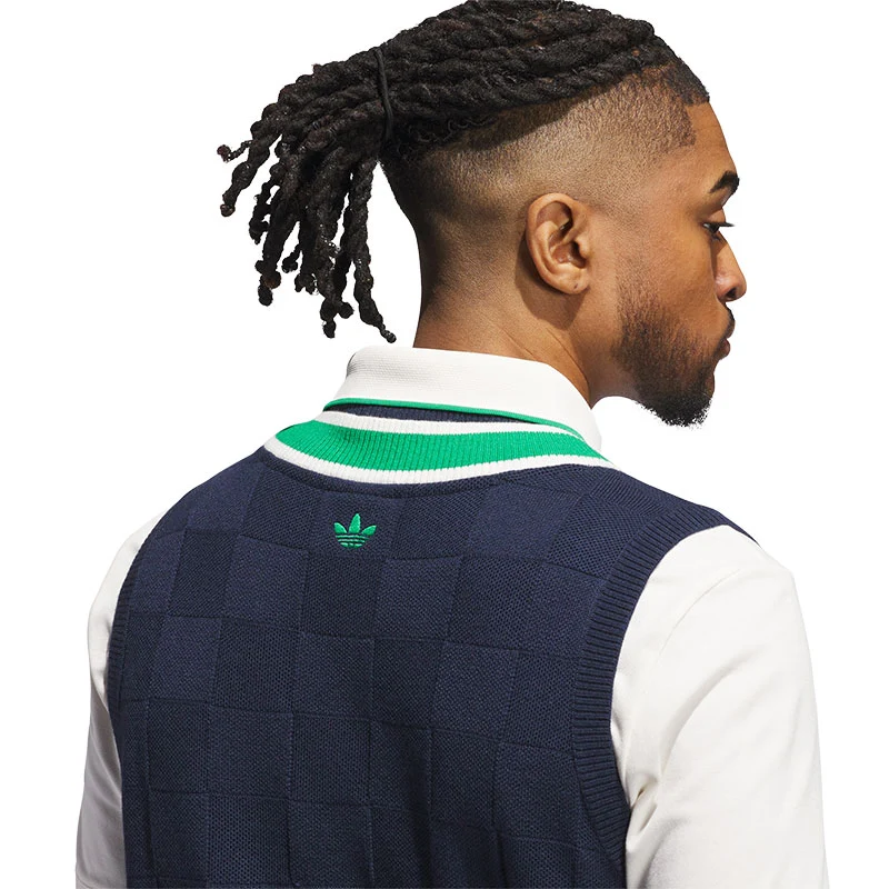 ADIDAS Originals Men's Knit Vest (Indigo) - Image 4
