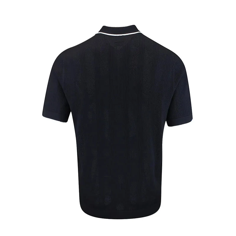 NIKE Jordan Sport Knit Button Down Men's Sweater (Black) - Image 2