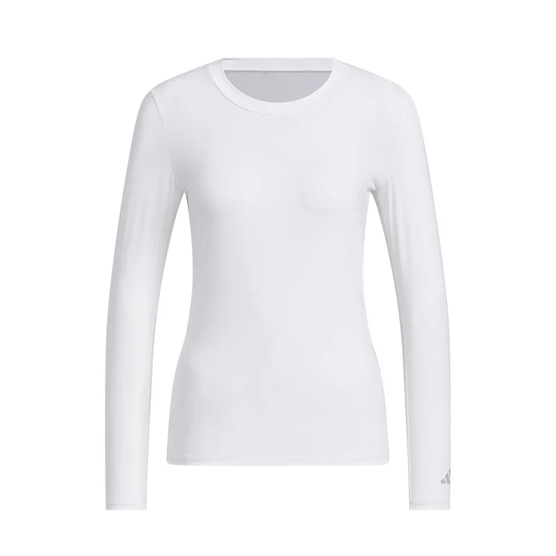 ADIDAS Mesh-Back Women's Long Sleeve Baselayer (White)