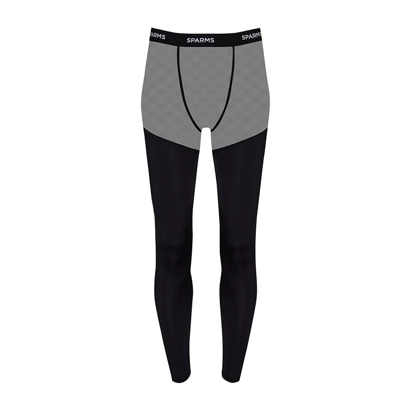 SPARMS Sun Protection Unisex Leggings (Black)