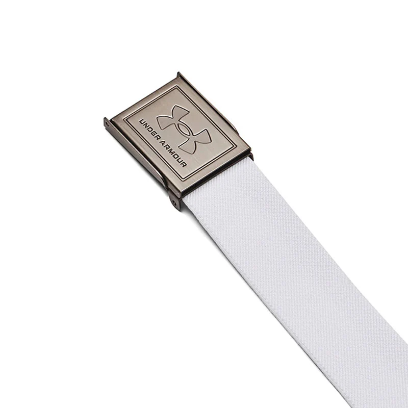 UNDER ARMOUR Drive Stretch Webbing Men's Belt (White/Steel) - Image 4