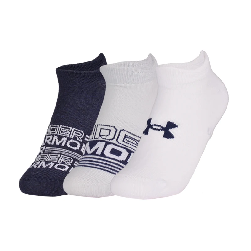 UNDER ARMOUR Essential 3-Pack Low Socks (Navy/White/Grey) - Image 4