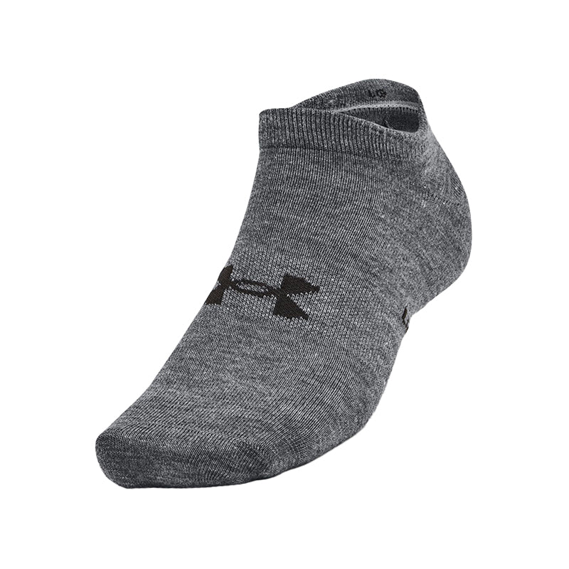 UNDER ARMOUR Essential 3-Pack Low Socks (Grey/White/Black) - Image 4