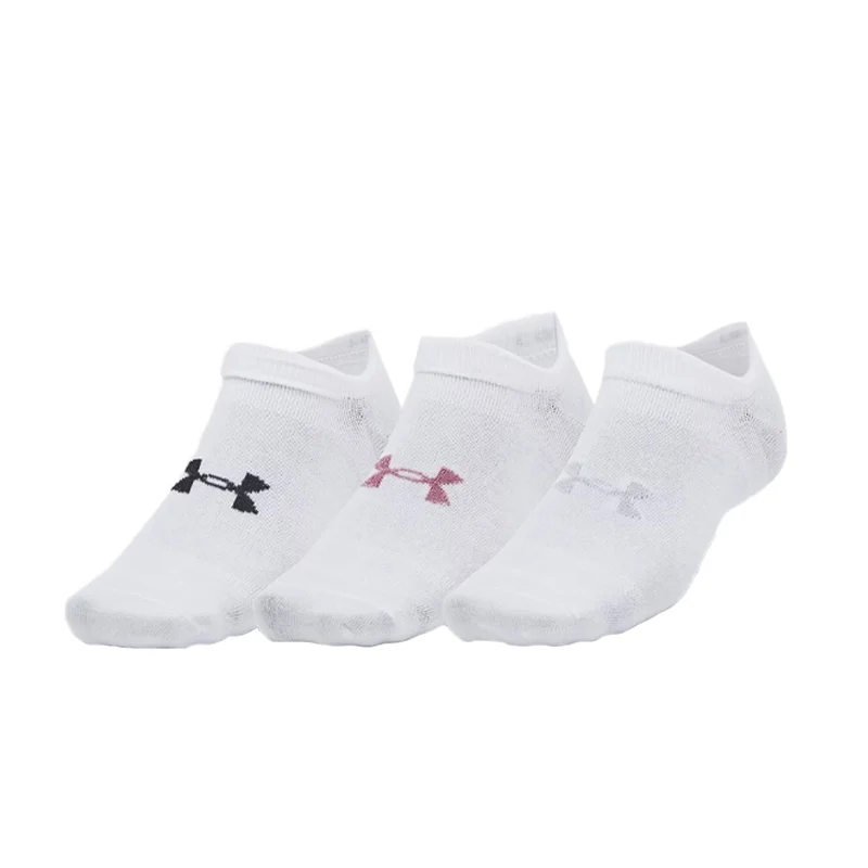 UNDER ARMOUR Performance 3-Pack NS Socks (White)