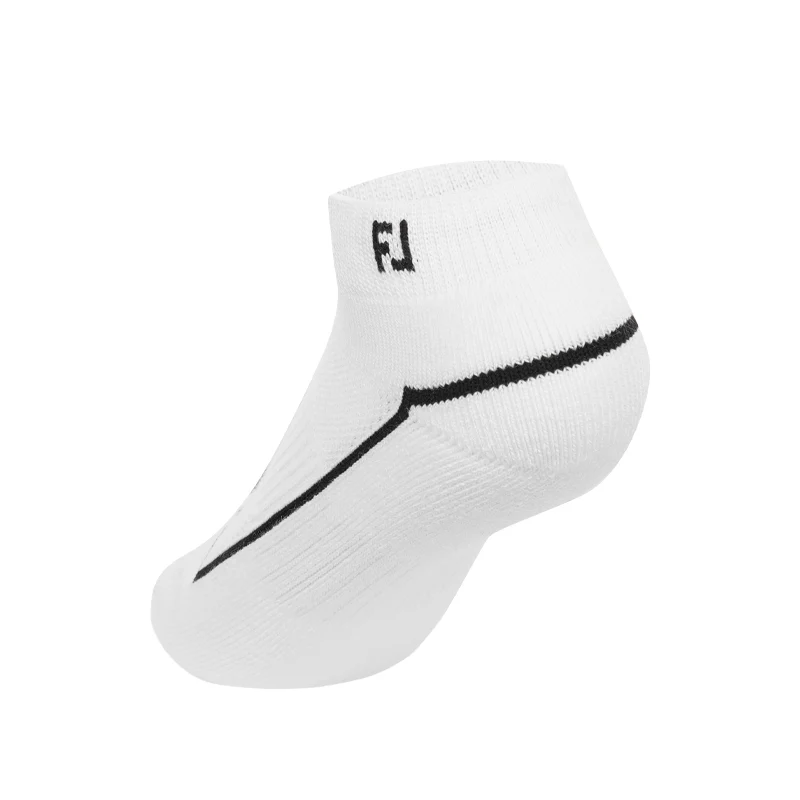 FOOTJOY ProDry Roll Tab 2-Pack Women's Socks (White) - Image 2