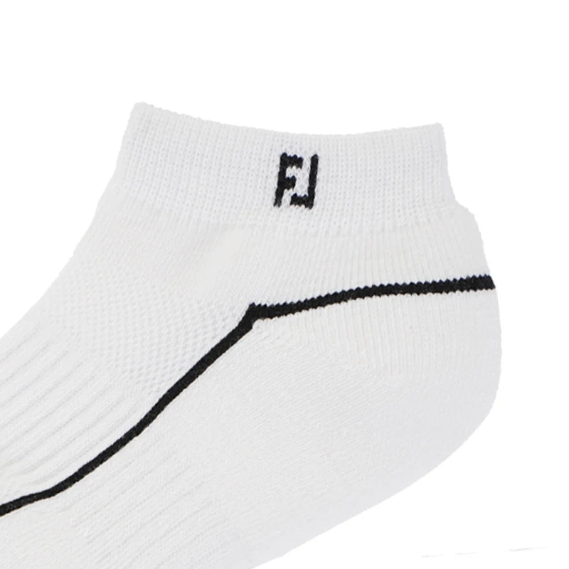 FOOTJOY ProDry Roll Tab 2-Pack Women's Socks (White) - Image 4