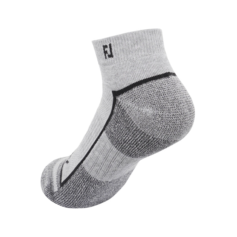 FOOTJOY ProDry Sports Ankle Socks (Grey) - Image 2