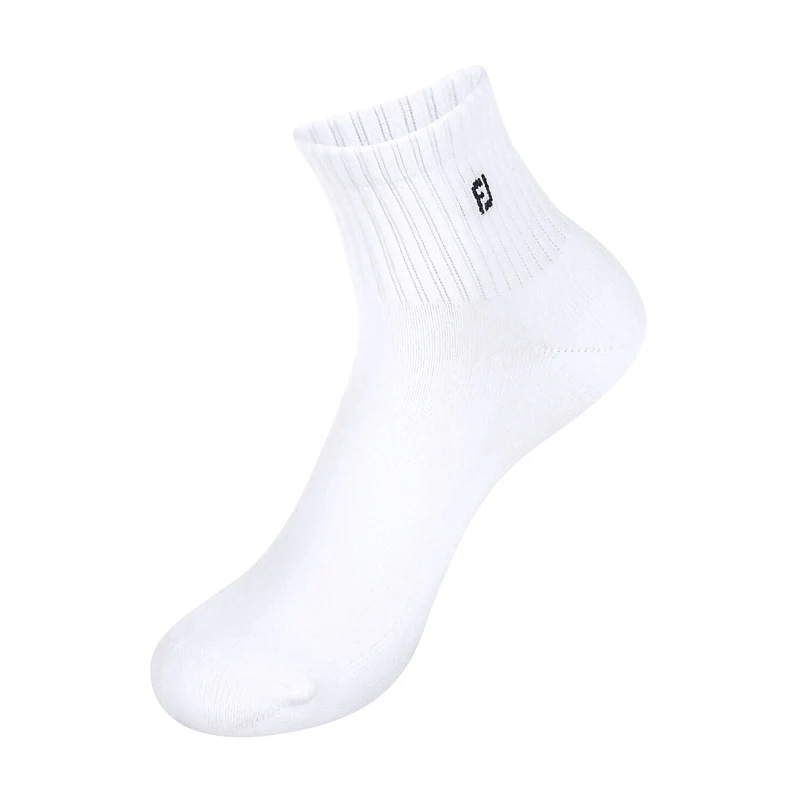 FOOTJOY ComfortSof 3-Pack Ankle Socks (White) - Image 2