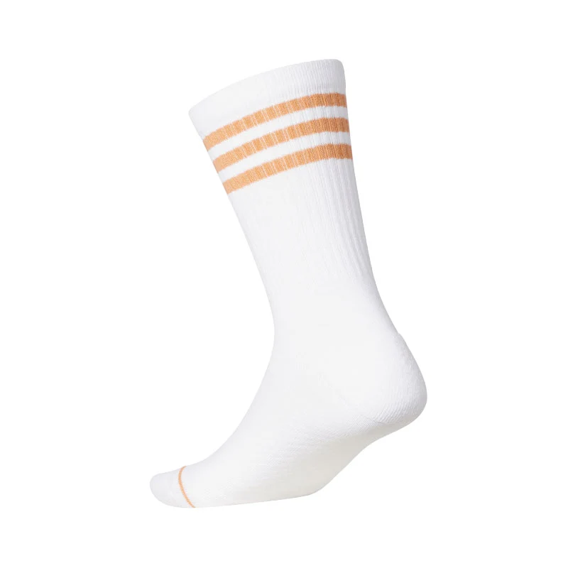 ADIDAS Originals Men's Crew Socks (White/Orange) - Image 2