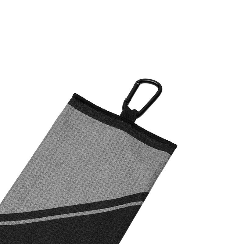 PUMA Tri-Fold Golf Towel (White/High Rise) - Image 3