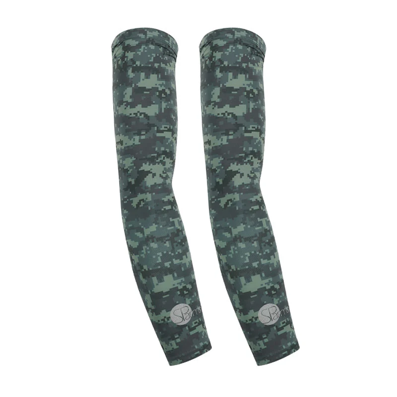SPARMS Digital Camo Arm Sleeves (Green) - Image 2