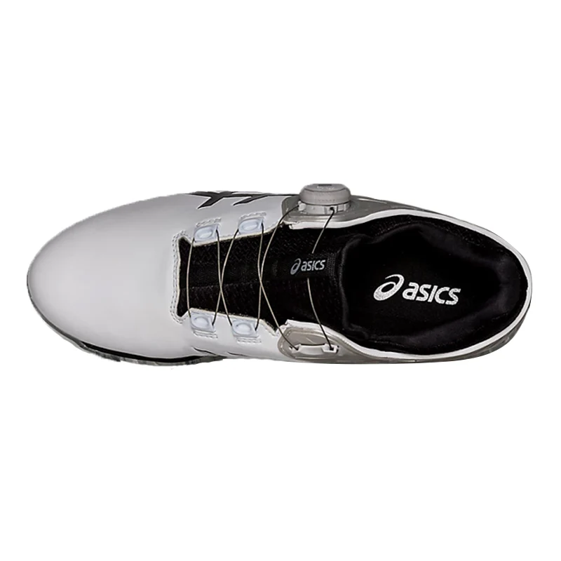 ASICS Gel Ace Pro 5 BOA Men's Spiked Shoes (White/Black) - Image 3