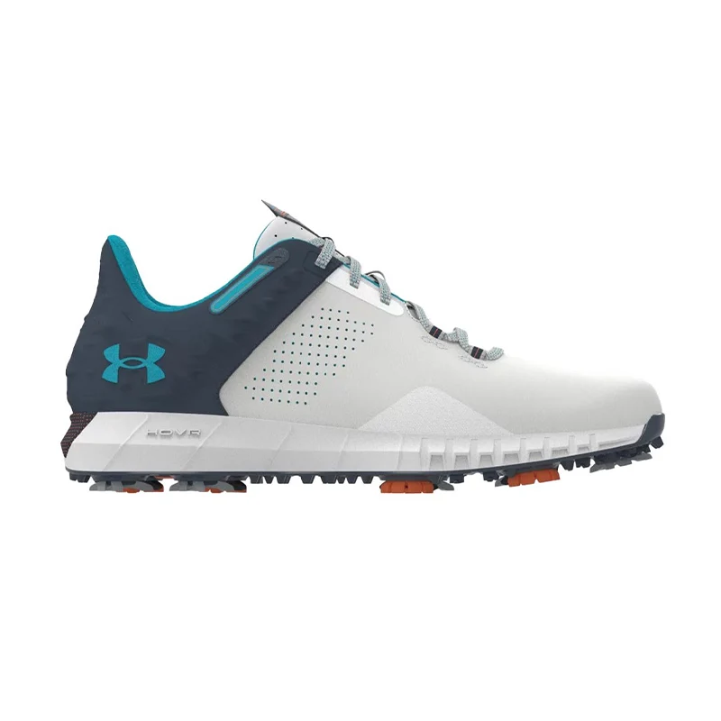 UNDER ARMOUR HOVR Drive 2 Men's Spiked Shoes (White/Grey/Blue)