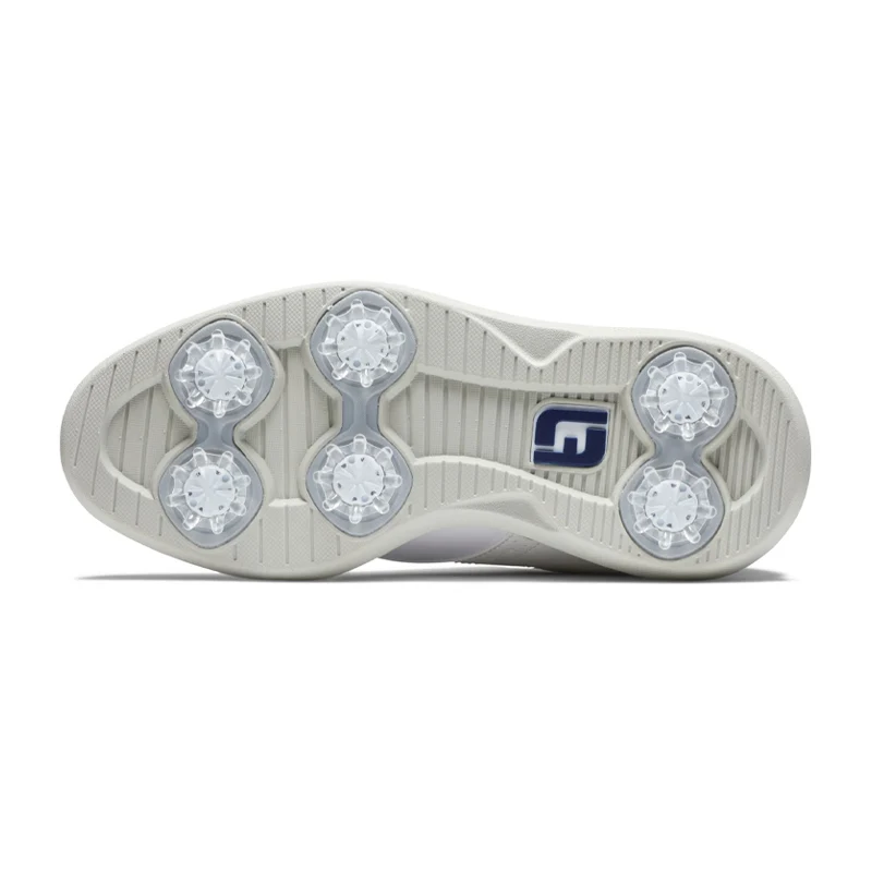 FOOTJOY Traditions Junior Spiked Shoes (White) - Image 4