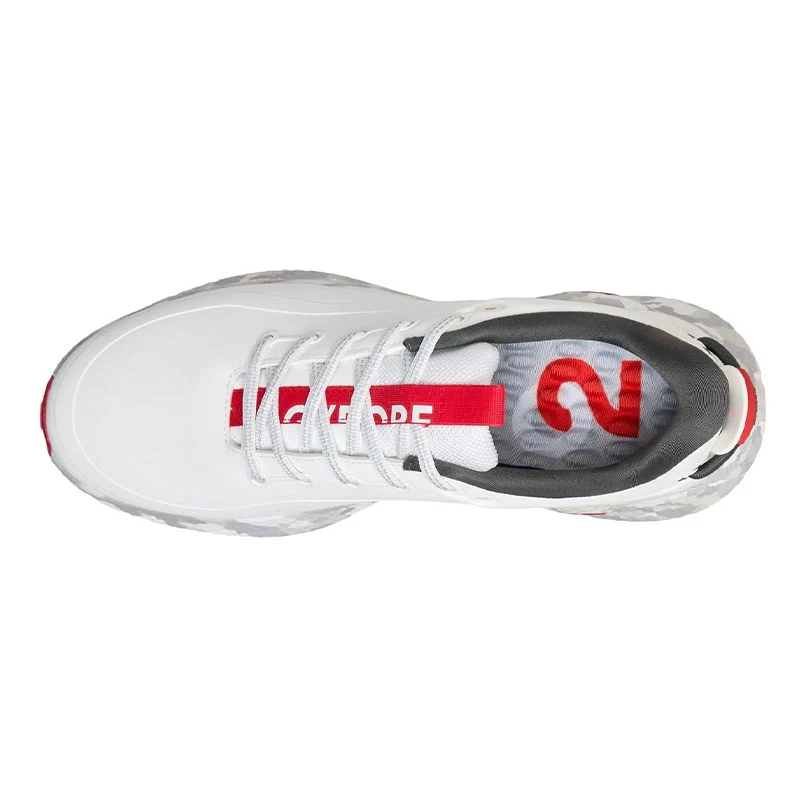 GFORE MG4+ O2 G/LOCK Men's Spiked Shoes (Snow/Charcoal) - Image 3