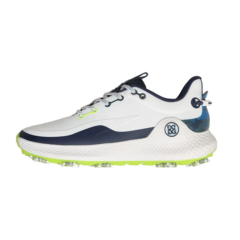 GFORE MG4+ O2 G/LOCK Men's Spiked Shoes (Snow/Twilight) - Image 2