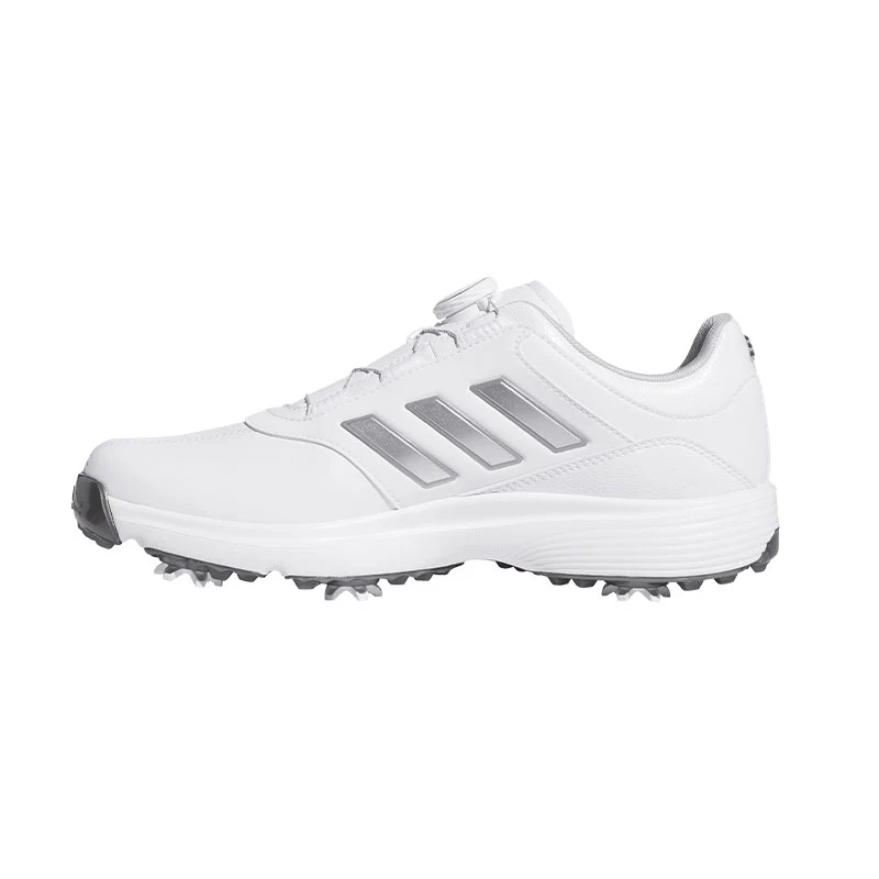 ADIDAS Alphamotion BOA Men's Spiked Shoes (White/Silver) - Image 2