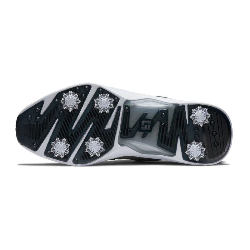 FOOTJOY Hyperflex BOA Men's Spiked Shoes (Grey/Grey/White) - Image 4