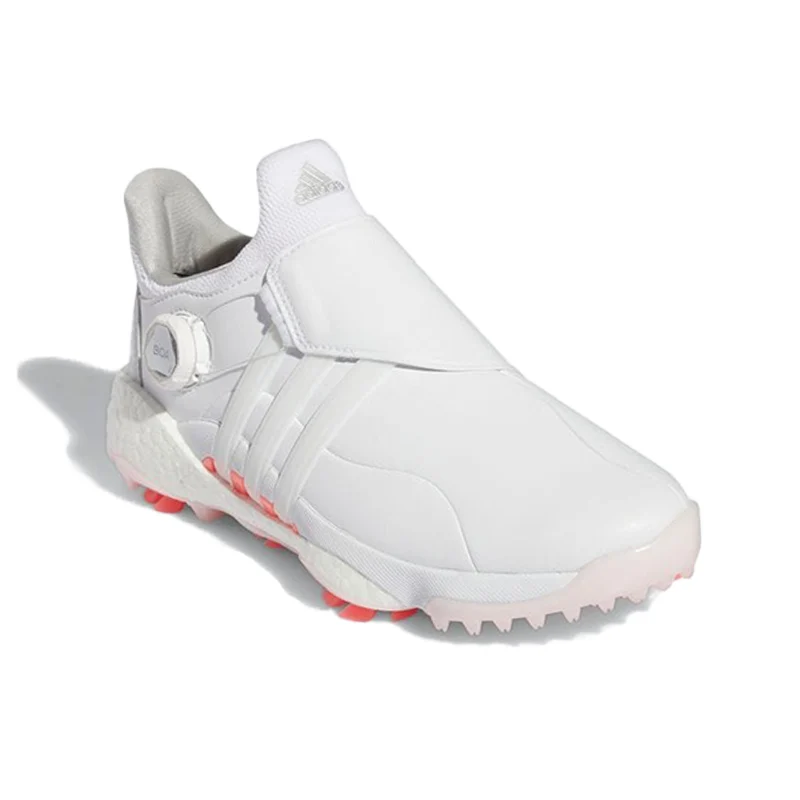 ADIDAS Tour360 Infinity BOA Women's Spikeless Shoes (White/Pink) - Image 5