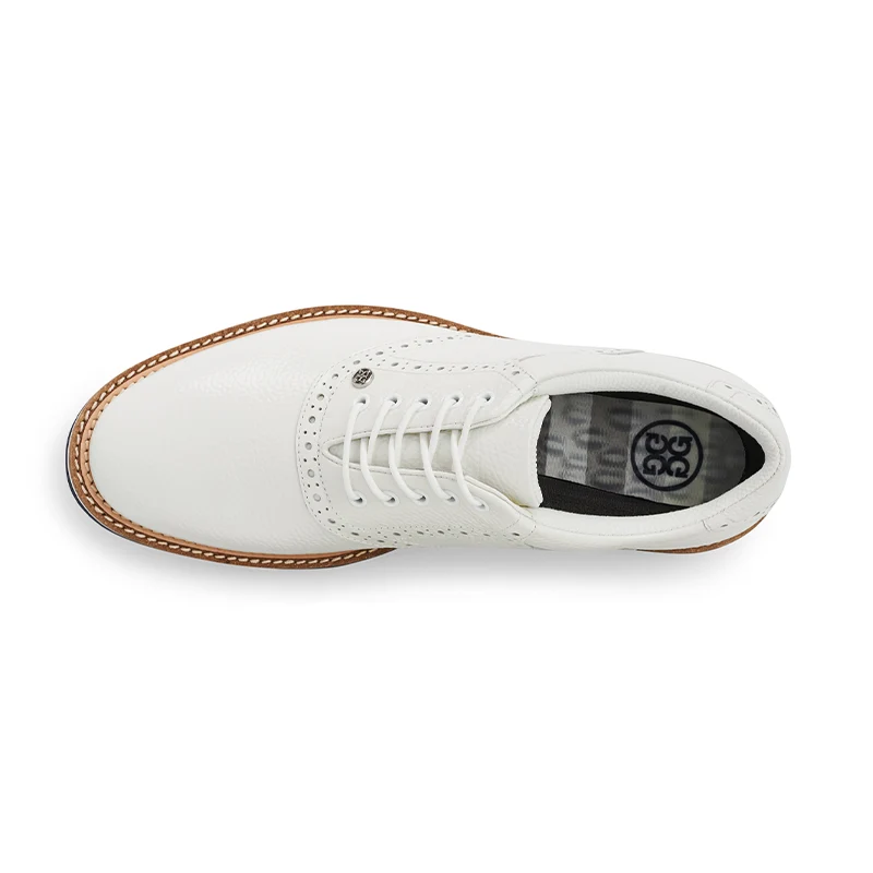 GFORE Saddle Gallivanter Women's Spikeless Shoes (White/Twilight) - Image 3