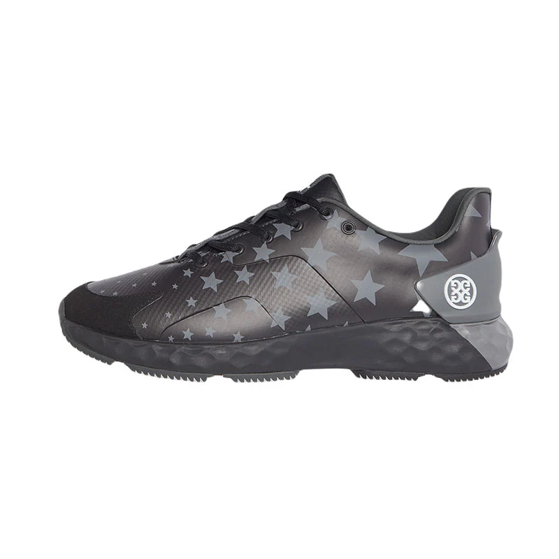 GFORE MG4+ Tonal Star Men's Spikeless Shoes (Black) - Image 2