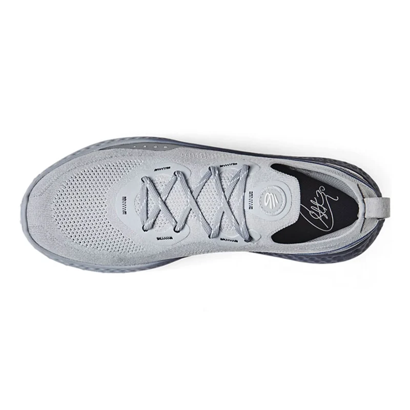 UNDER ARMOUR Charged Curry Men's Spikeless Shoes (Blue/Grey/White) - Image 3