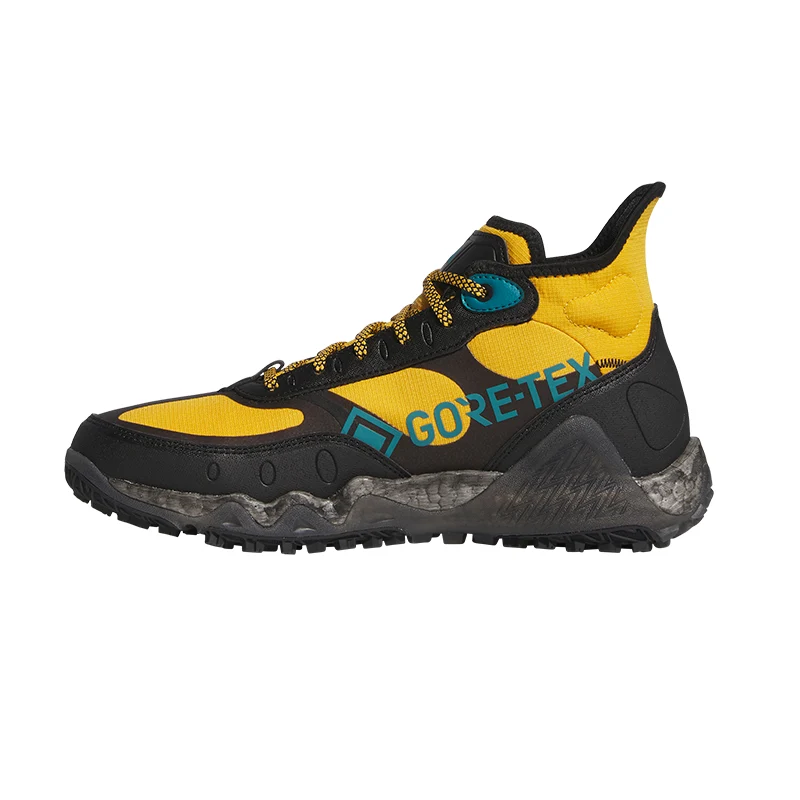 ADIDAS Adi Goretex Lace Men's Spikeless Shoes (Black/Black/Lemon) - Image 2