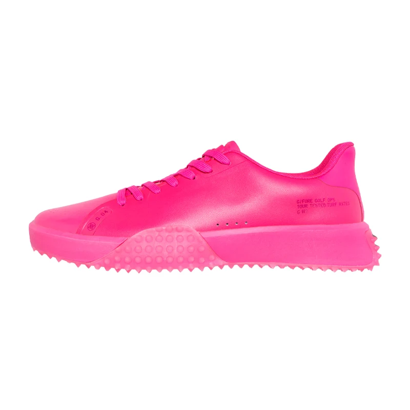 GFORE G.112 P.U Men's Spikeless Shoes (Day Glo Pink) - Image 2