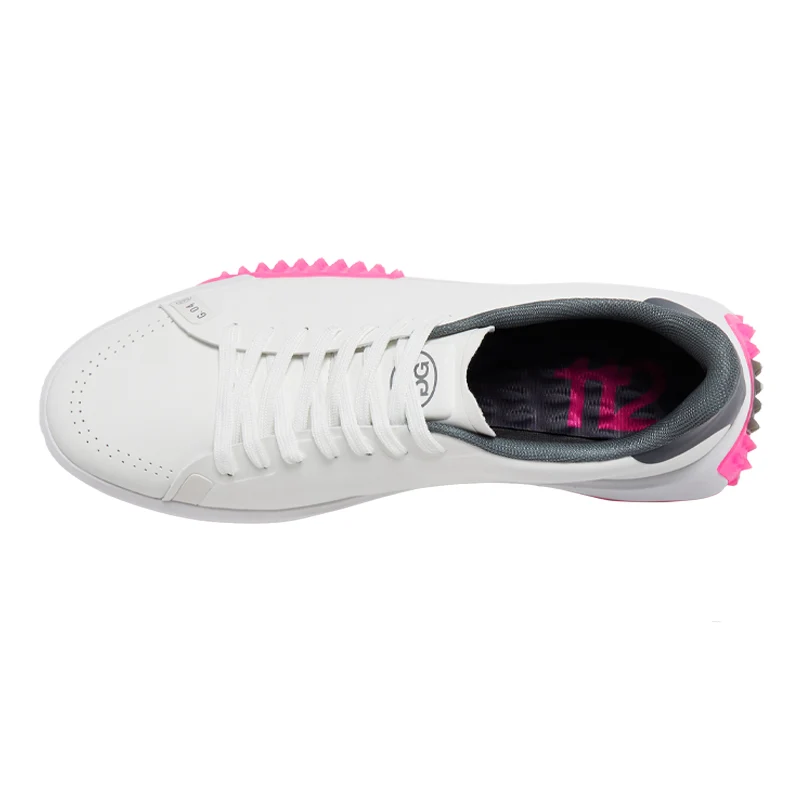 GFORE G.112 Men's Spikeless Shoes (Snow/Pink) - Image 3