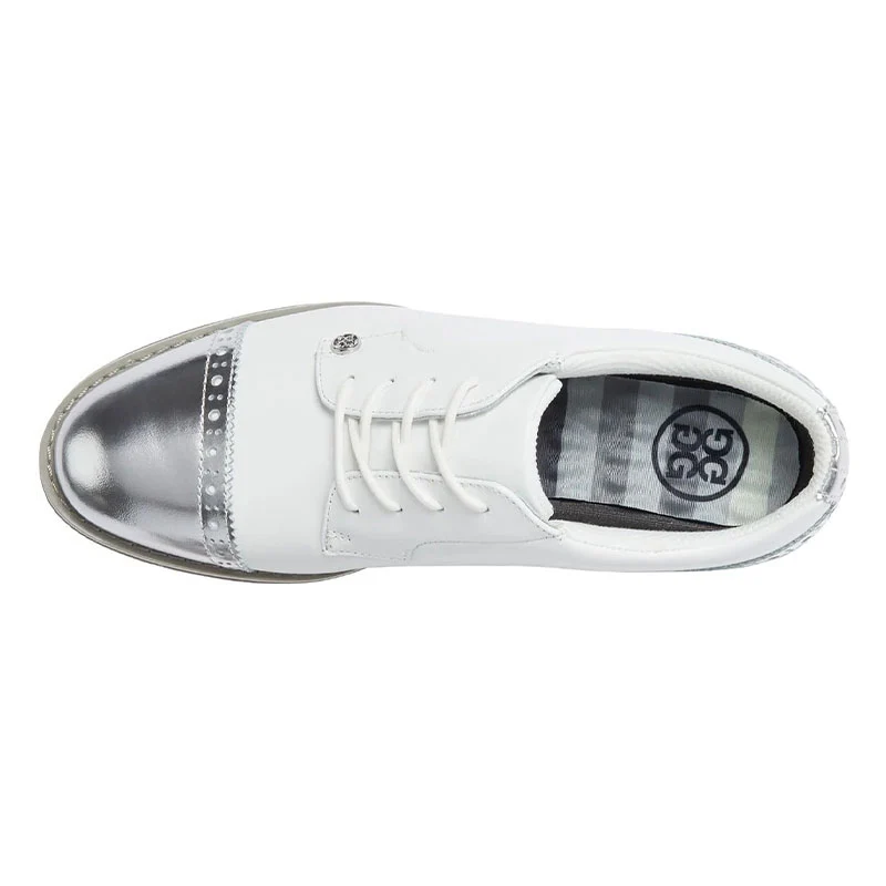 GFORE Cap Toe Gallivanter Women's Spikeless Shoes (Snow) - Image 3