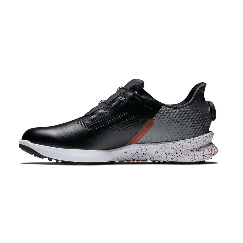 FOOTJOY Fuel BOA Men's Spikeless Shoes (Black/Grey) - Image 2