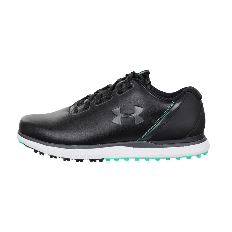 UNDER ARMOUR Charged Metal Men's Spikeless Shoes (Black/Silver) - Image 2
