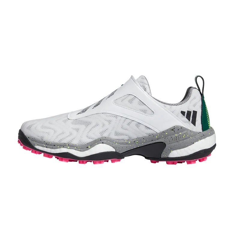 ADIDAS CodeChaos BOA Men's Spikeless Shoes (White/Green/Pink) - Image 2