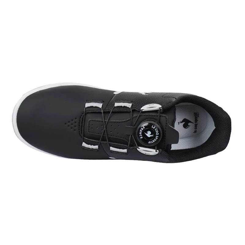 LE COQ SPORTIF GOLF Biarritz Unisex Spikeless Shoes (Black/White) - Image 3