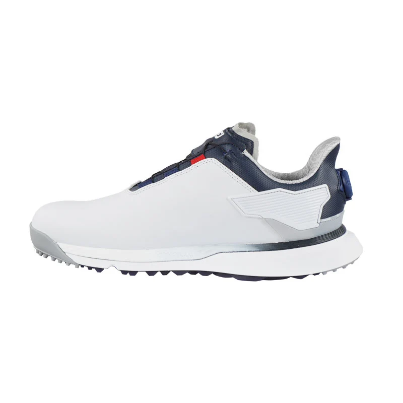 FOOTJOY Pro SLX BOA Men's Spikeless Shoes (White/Navy) - Image 2