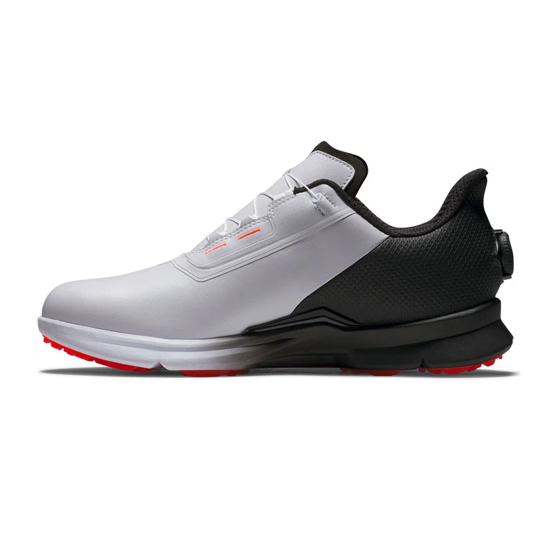 FOOTJOY Fuel BOA Men's Spikeless Shoes (White/Black) - Image 2