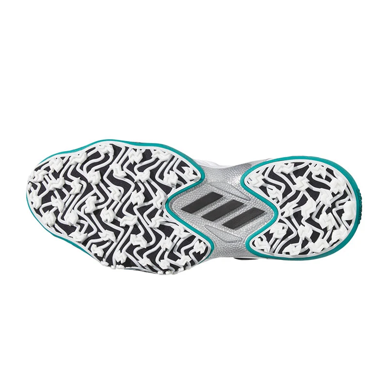 ADIDAS Codechaos 25 Midcut BOA Men's Spikeless Shoes (White/Black/Teal) - Image 4