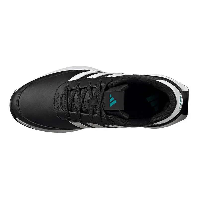 ADIDAS S2G 24 Leather Men's Spikeless Shoes (Black/White/Teal) - Image 3