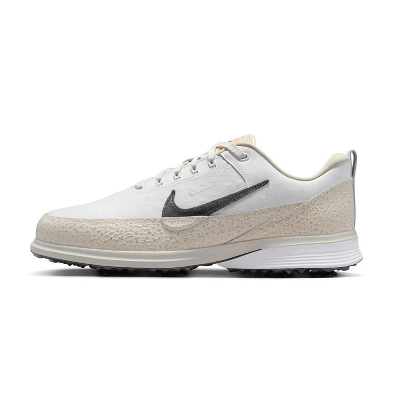 NIKE Infinity Tour 2 Men's Spikeless Shoes (White/Gold) - Image 2